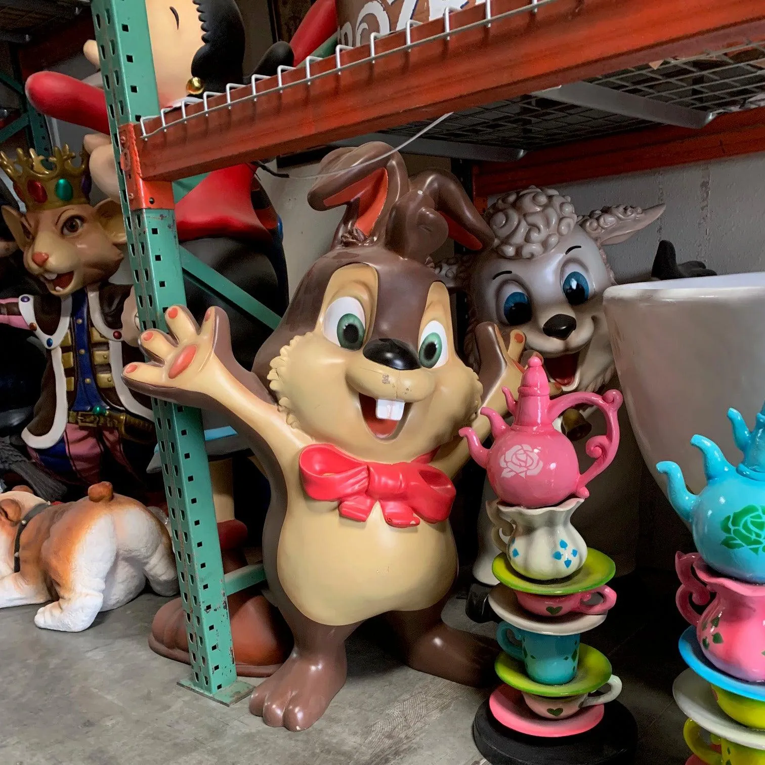 Easter Bunny Rabbit Over Sized Statue
