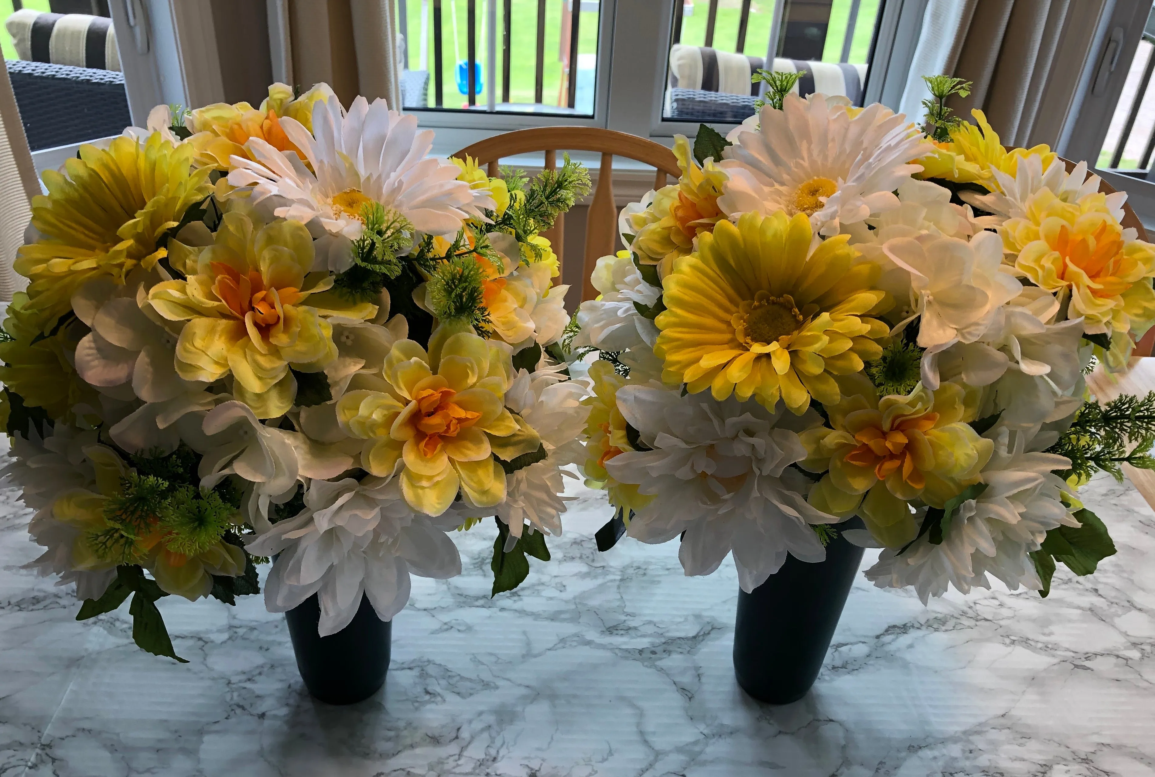 Floral Headstone Bouquets
