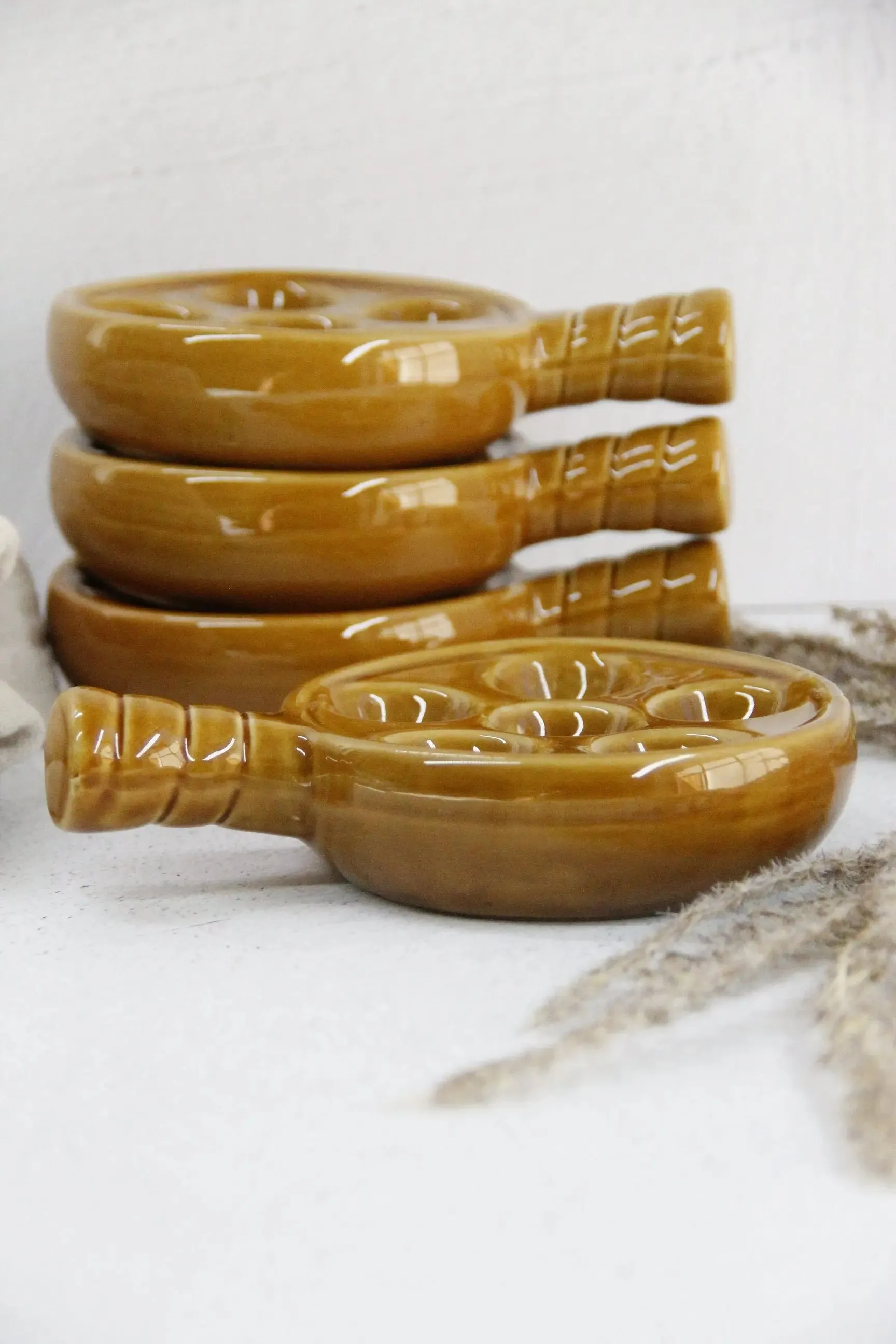 French Escargot Bowl | Vintage Baking Dish Set-4 Pcs.