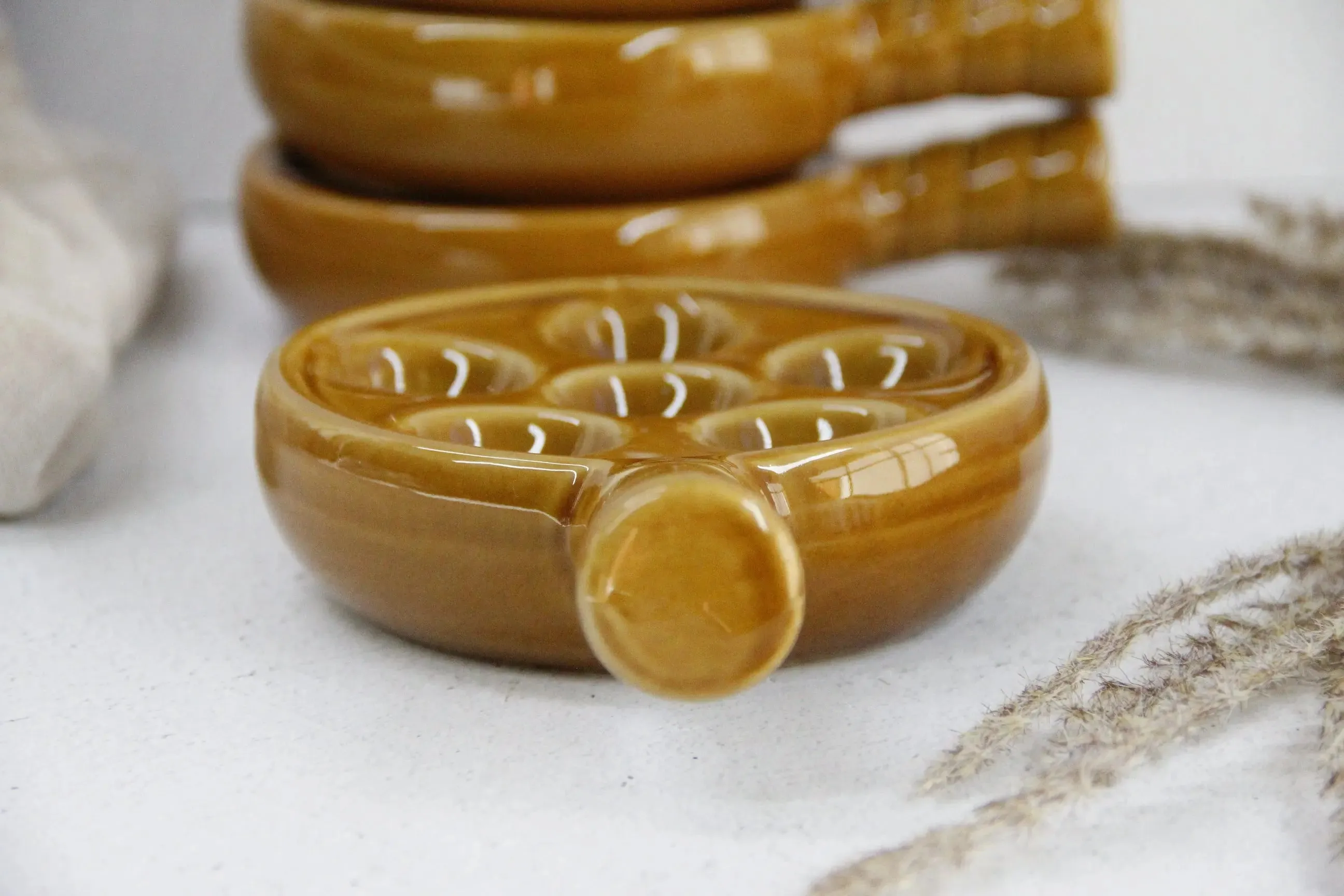 French Escargot Bowl | Vintage Baking Dish Set-4 Pcs.