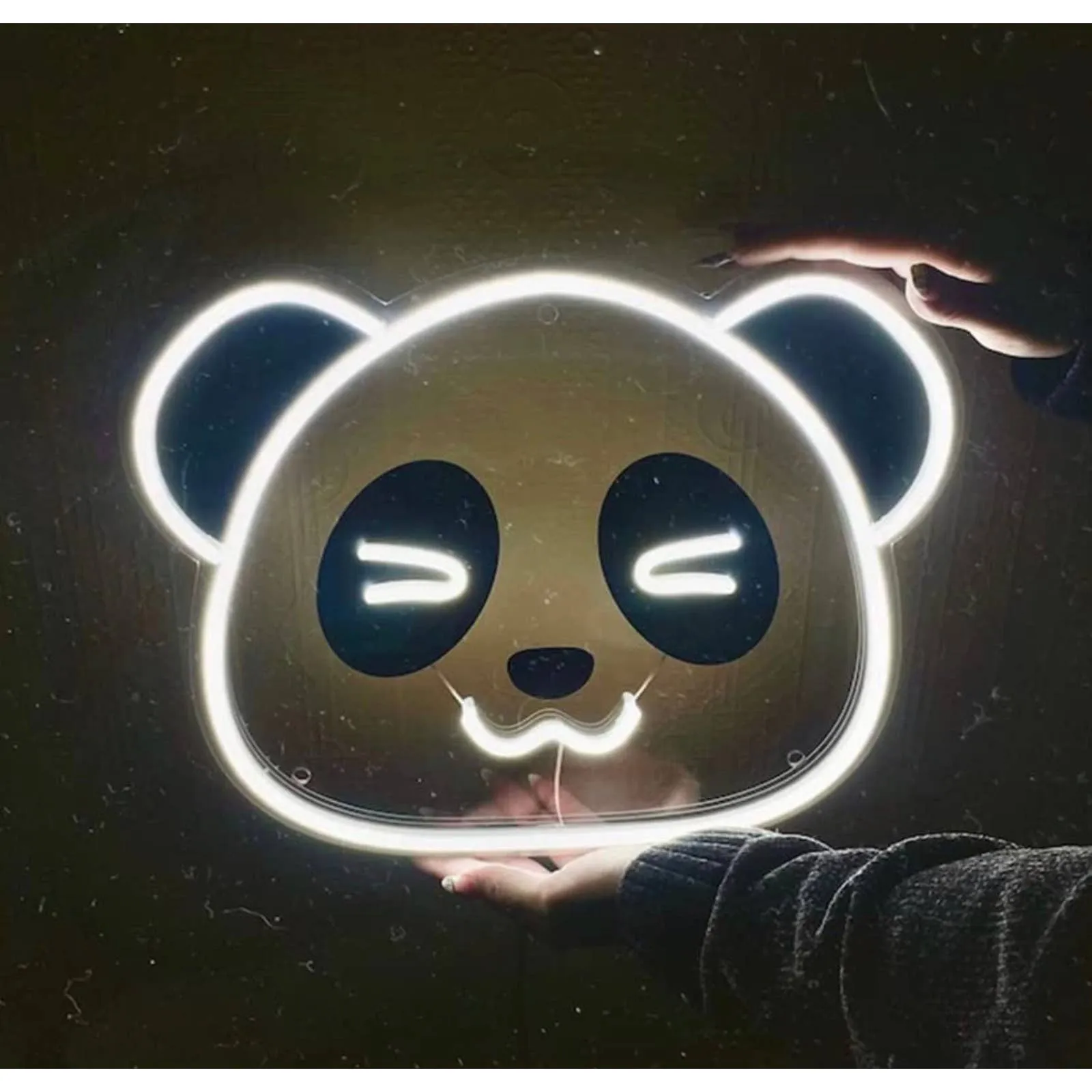 Fun Bright Happy Panda LED Night Light Anime Japan Room Wall Decoration