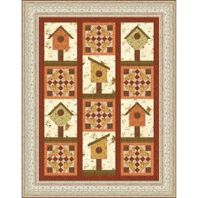 Garden Cottages Quilt TWW-0312e - Downloadable Pattern
