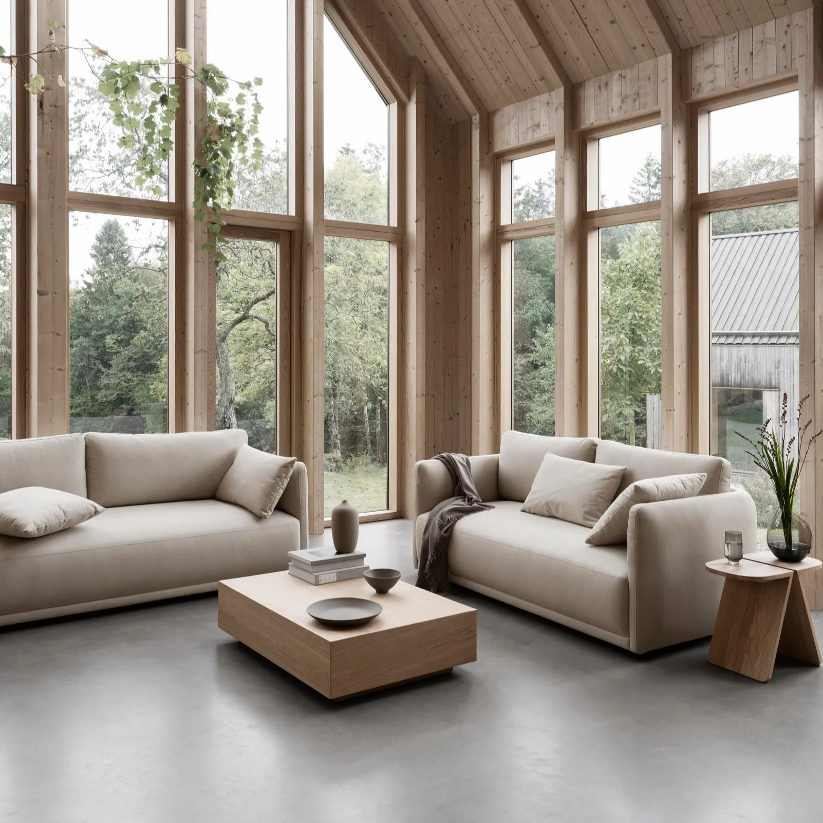 GOBA Coffee Table - Oak Veneer