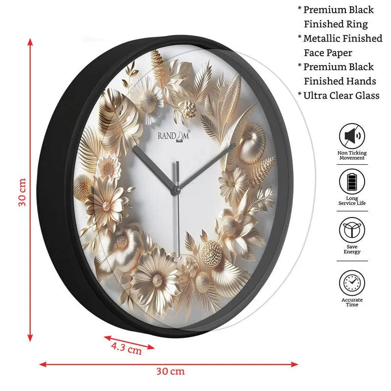 Goldo Bloom Wall Clock