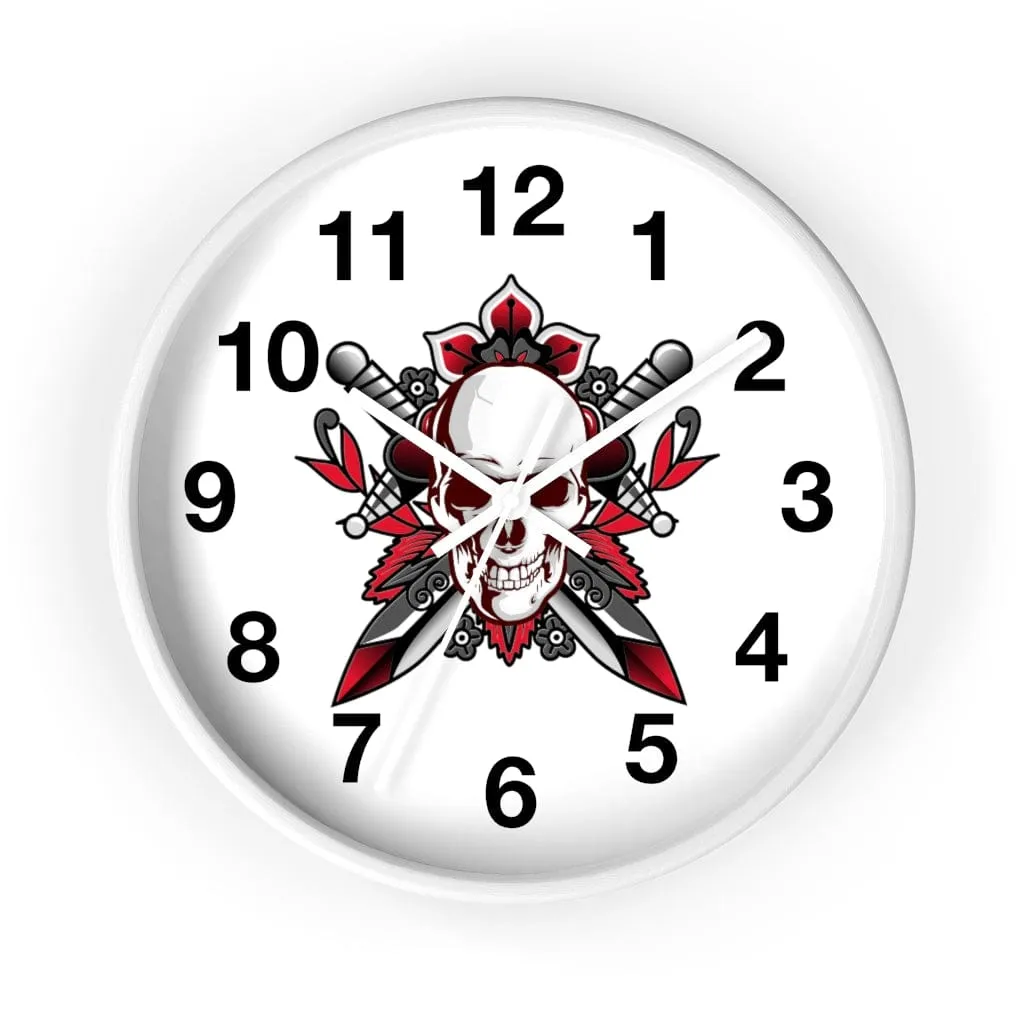 Gothic Skull Wall clock