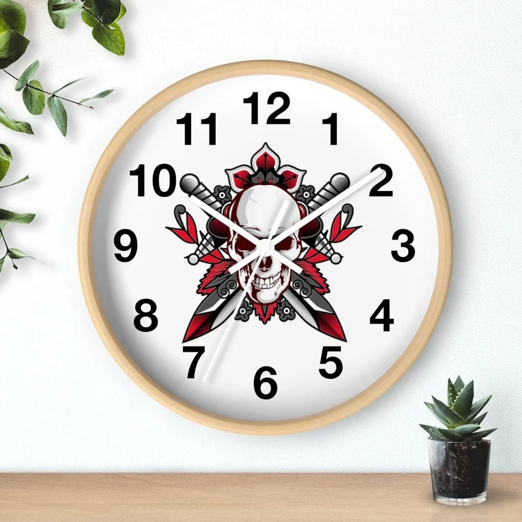Gothic Skull Wall clock
