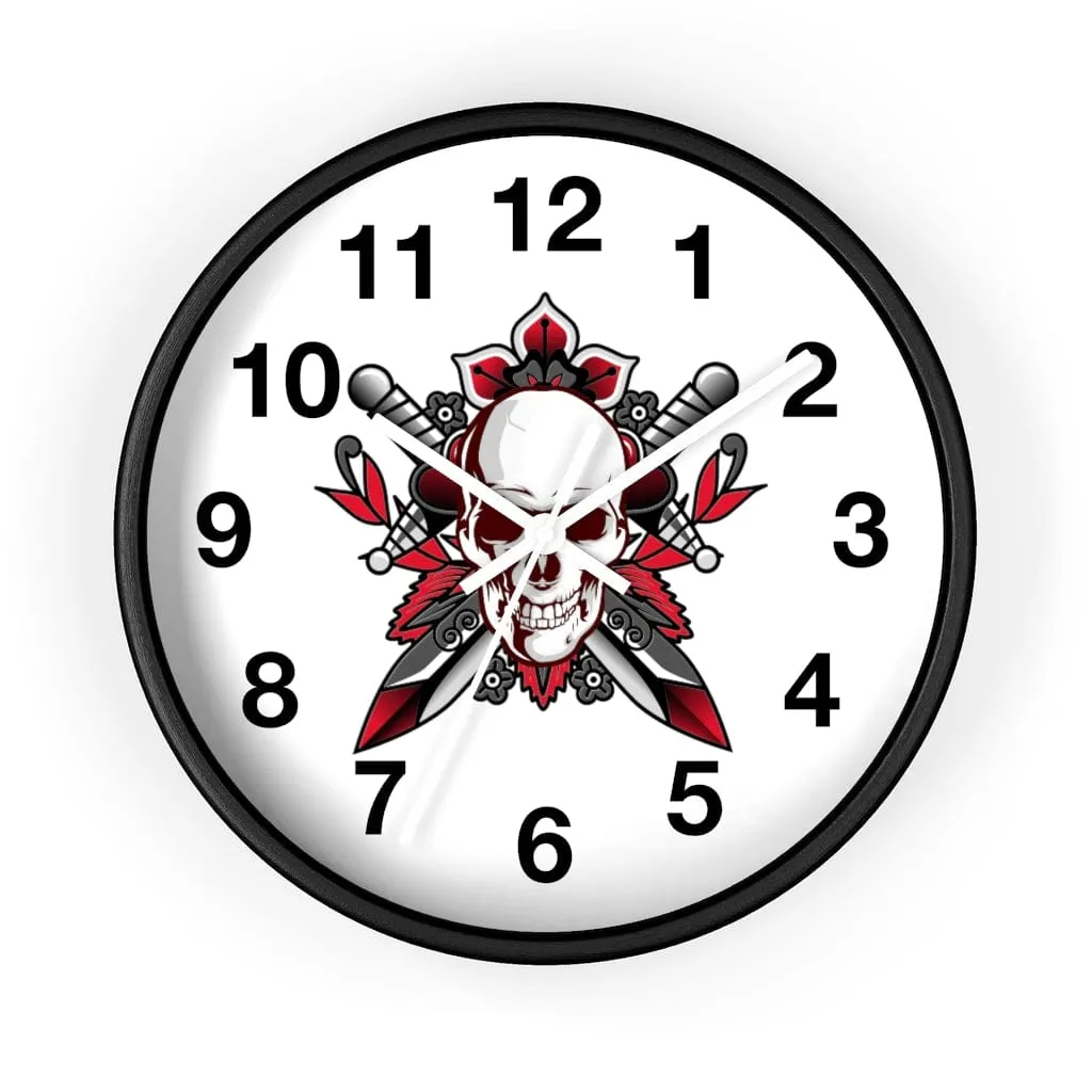 Gothic Skull Wall clock