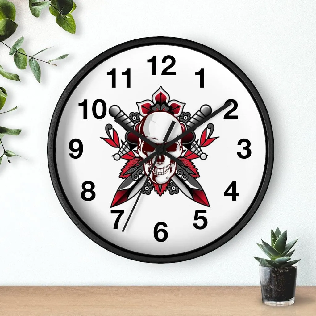 Gothic Skull Wall clock