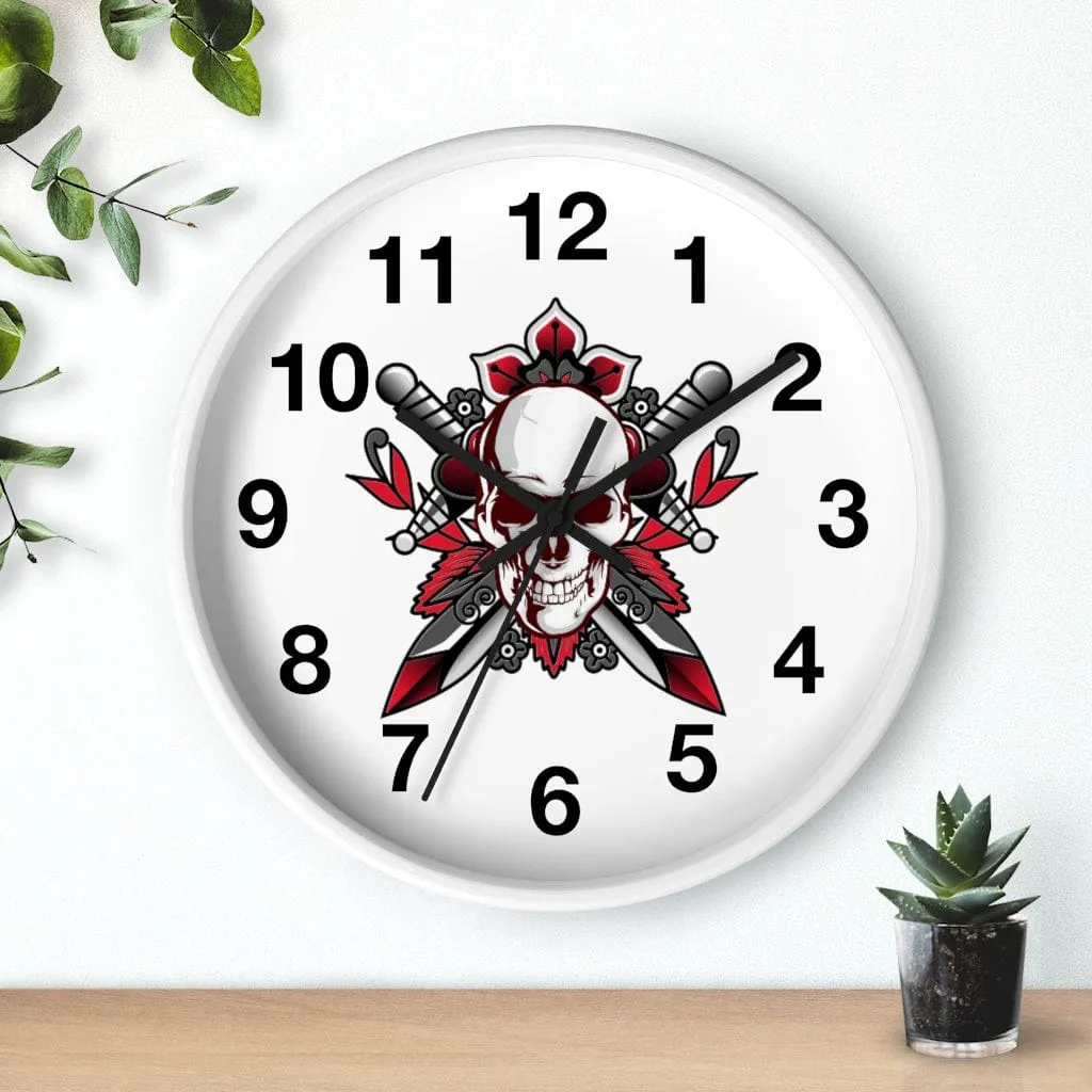Gothic Skull Wall clock