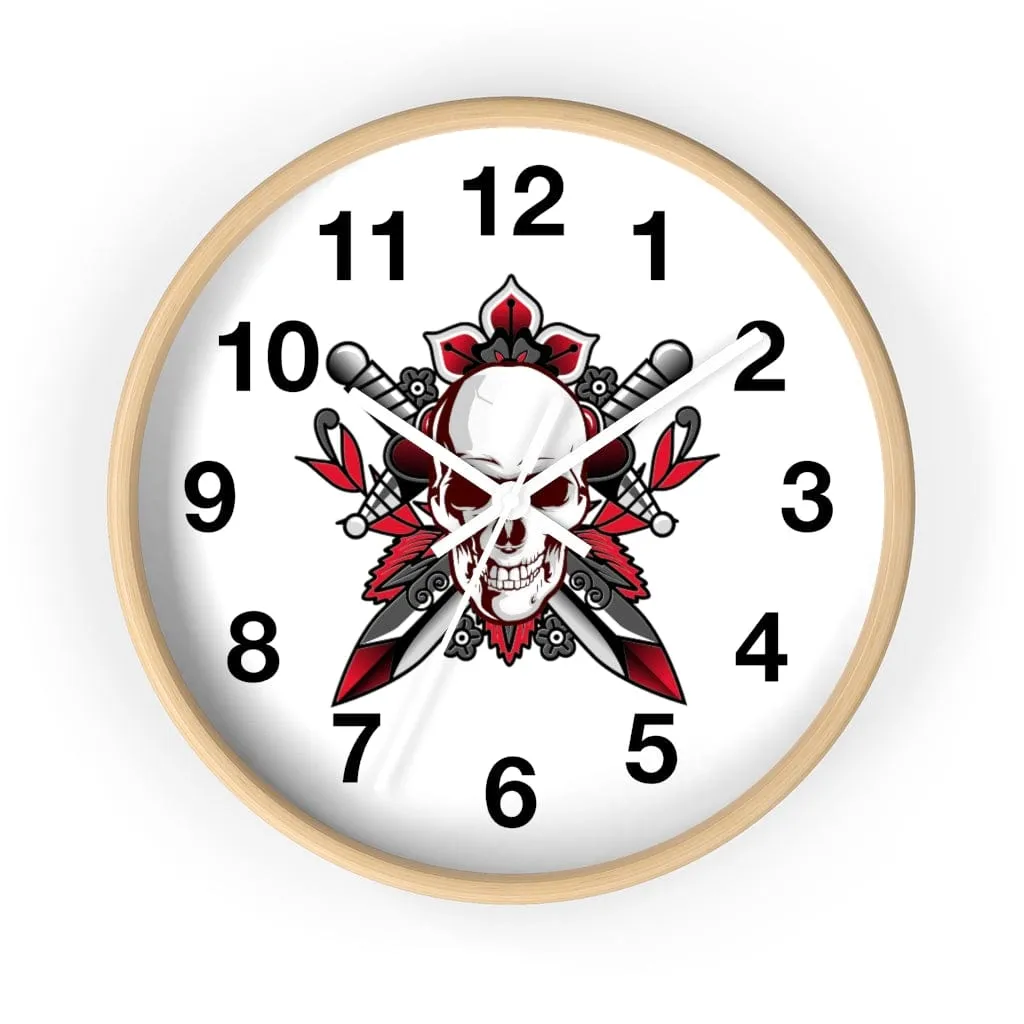 Gothic Skull Wall clock