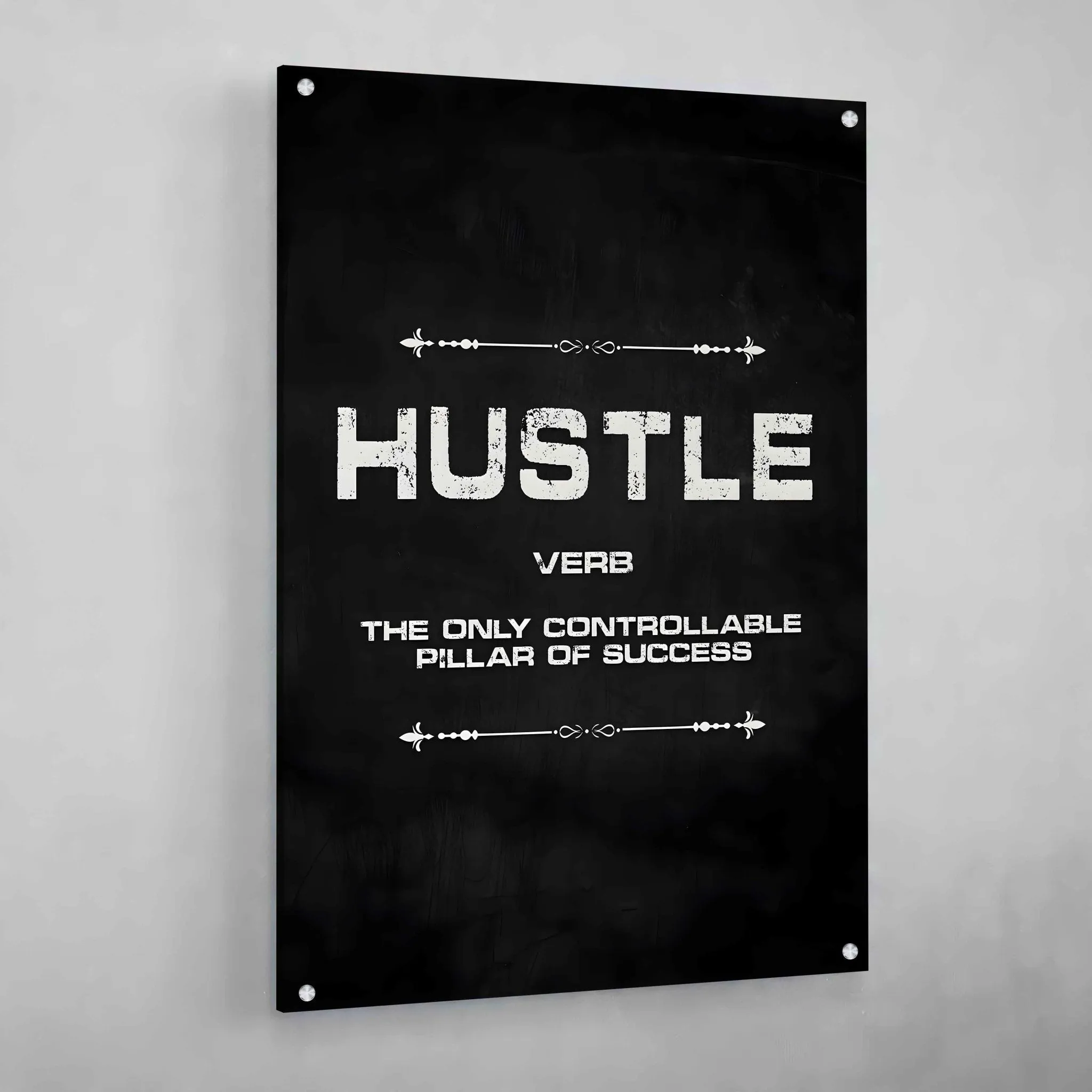Grind Hustle Execution Wall Art