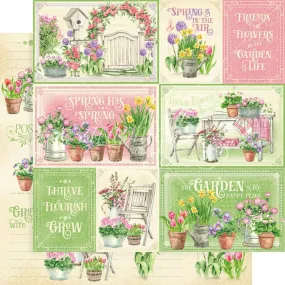 grow with love paper  by Graphic 45