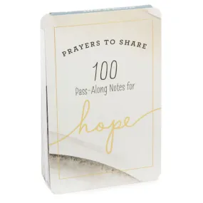 Hallmark Prayers to Share: 100 Pass-Along Notes for Hope Book