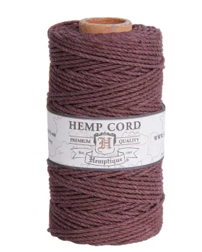 Hemptique Cord Spool #48, Dark Brown- 100g