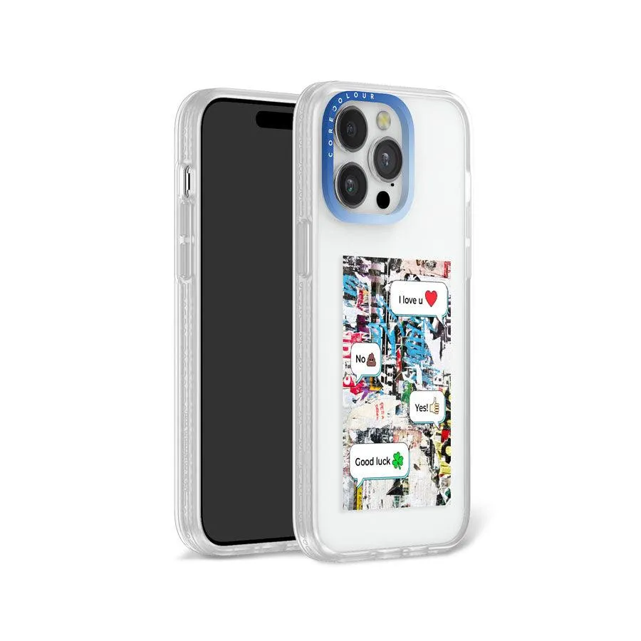 iPhone 12 Pro Max I Love U Dialogue Phone Case MagSafe Compatible