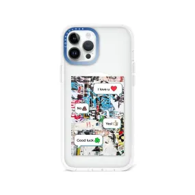 iPhone 12 Pro Max I Love U Dialogue Phone Case MagSafe Compatible