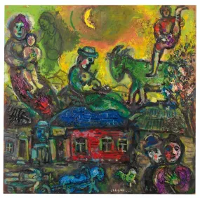 Landscape Under The Moon - Art Prints