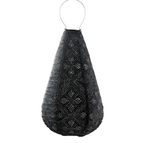 Lantern Drop 28cm - Dark Grey Topaz
