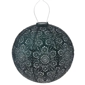 Lantern Round 40cm - Green Fiore