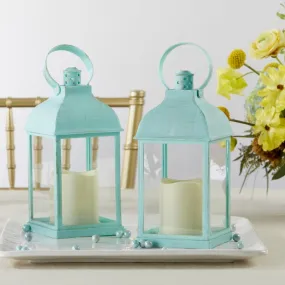 LED Vintage Decorative Blue Lantern - Marrakesh (Set of 2)