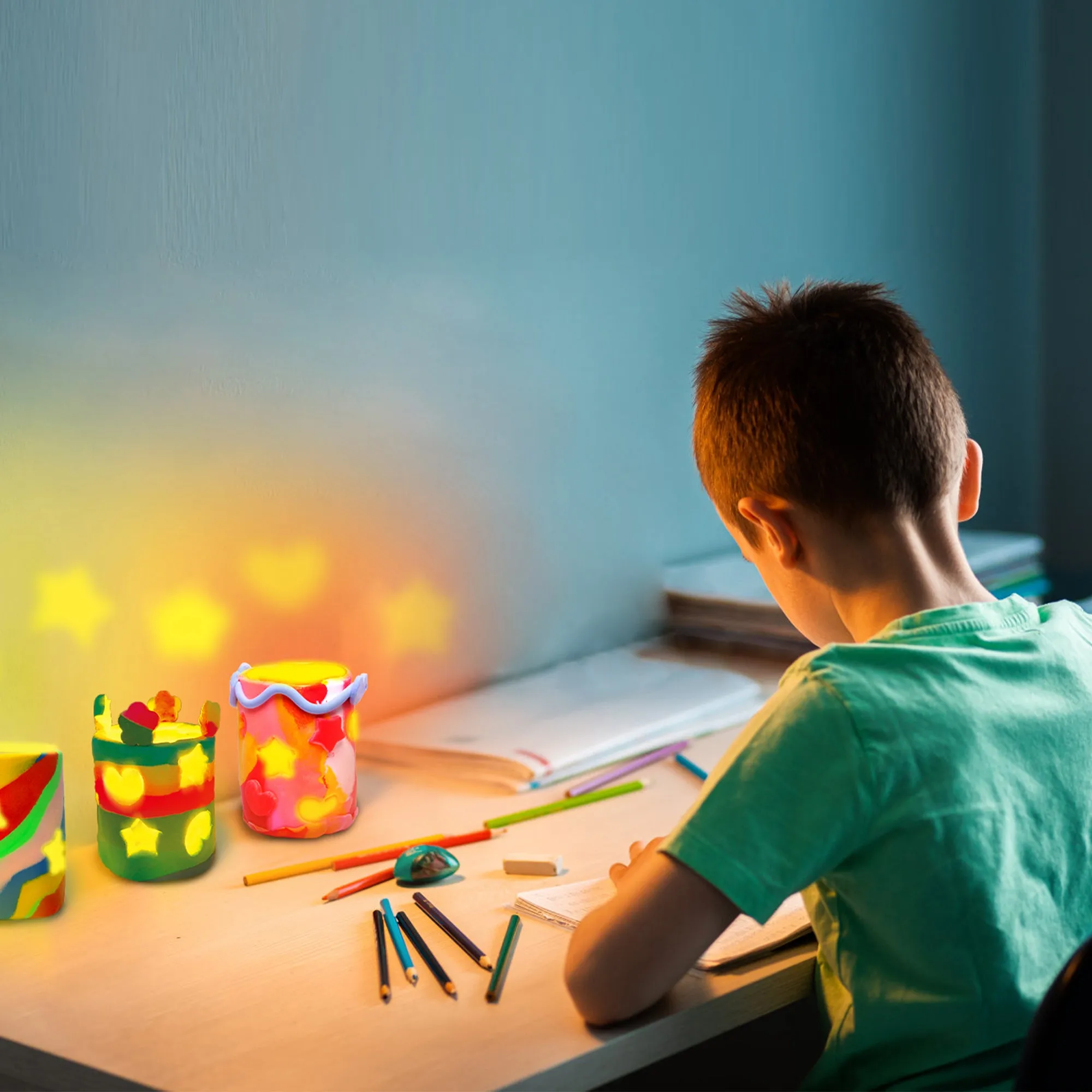 Light-up Clay Lanterns Making Set (CL-CLASSIC)
