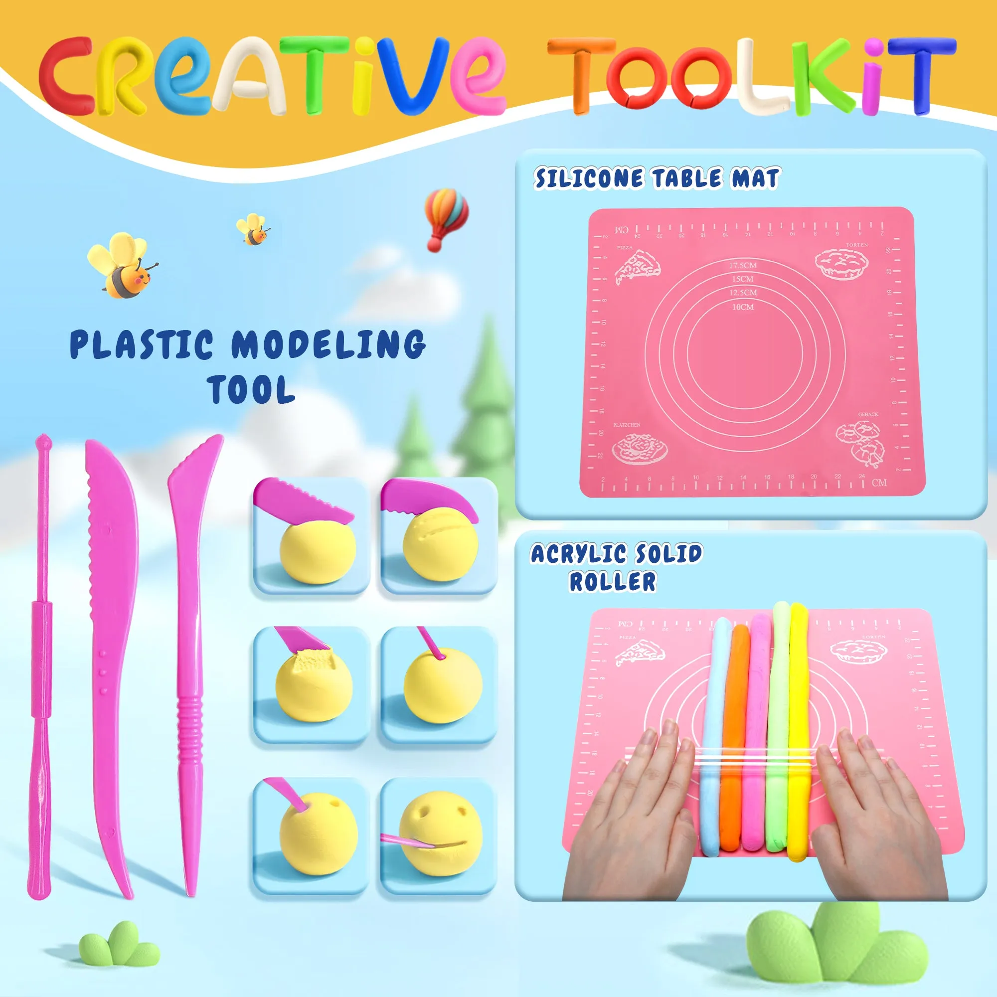 Light-up Clay Lanterns Making Set (CL-CLASSIC)