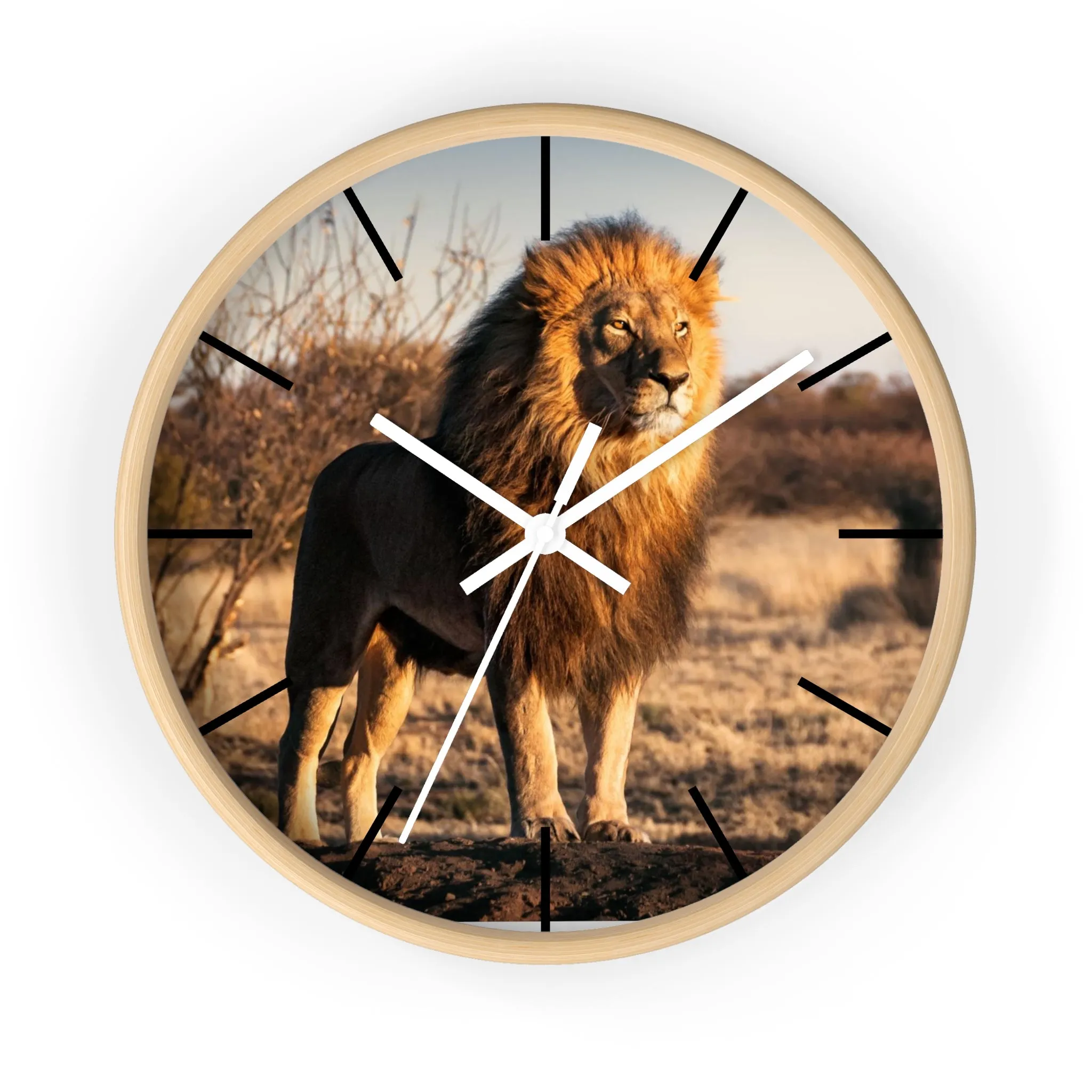 Lion Wall Clock