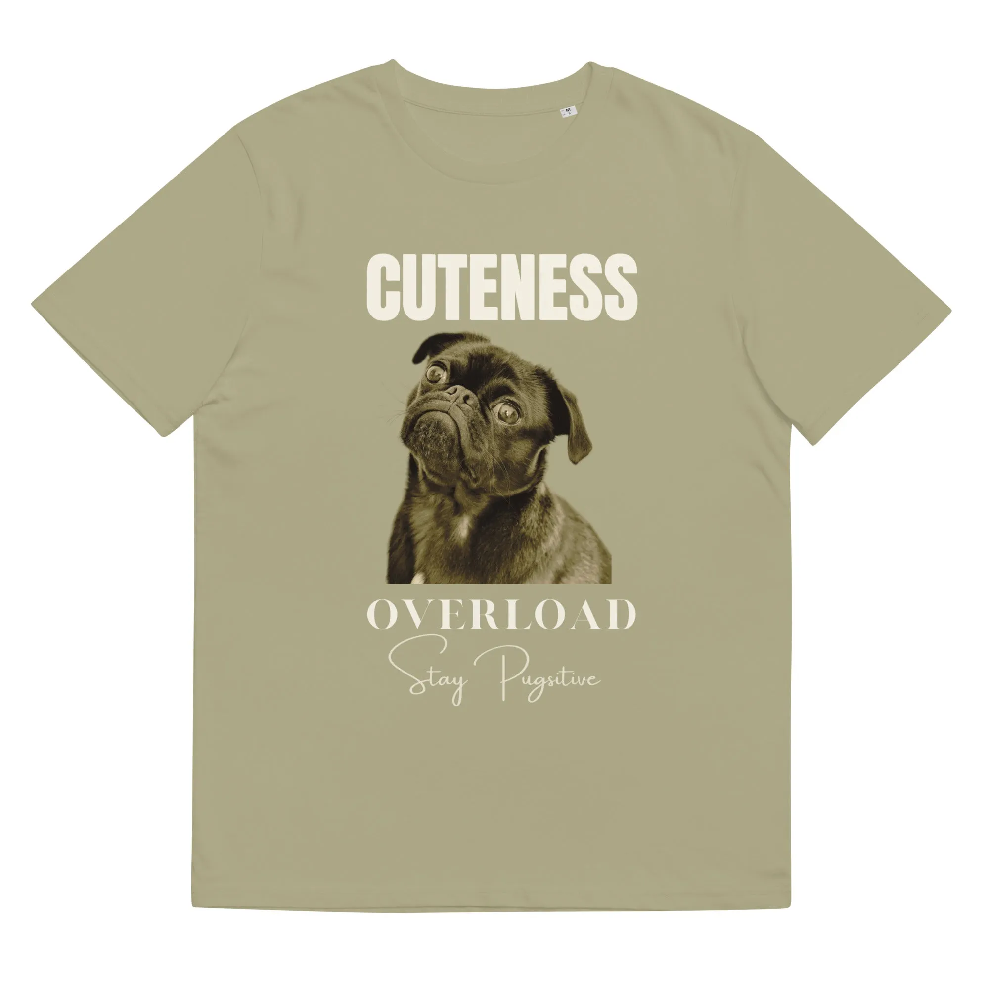 Love Pugs, unisex organic cotton t-shirt