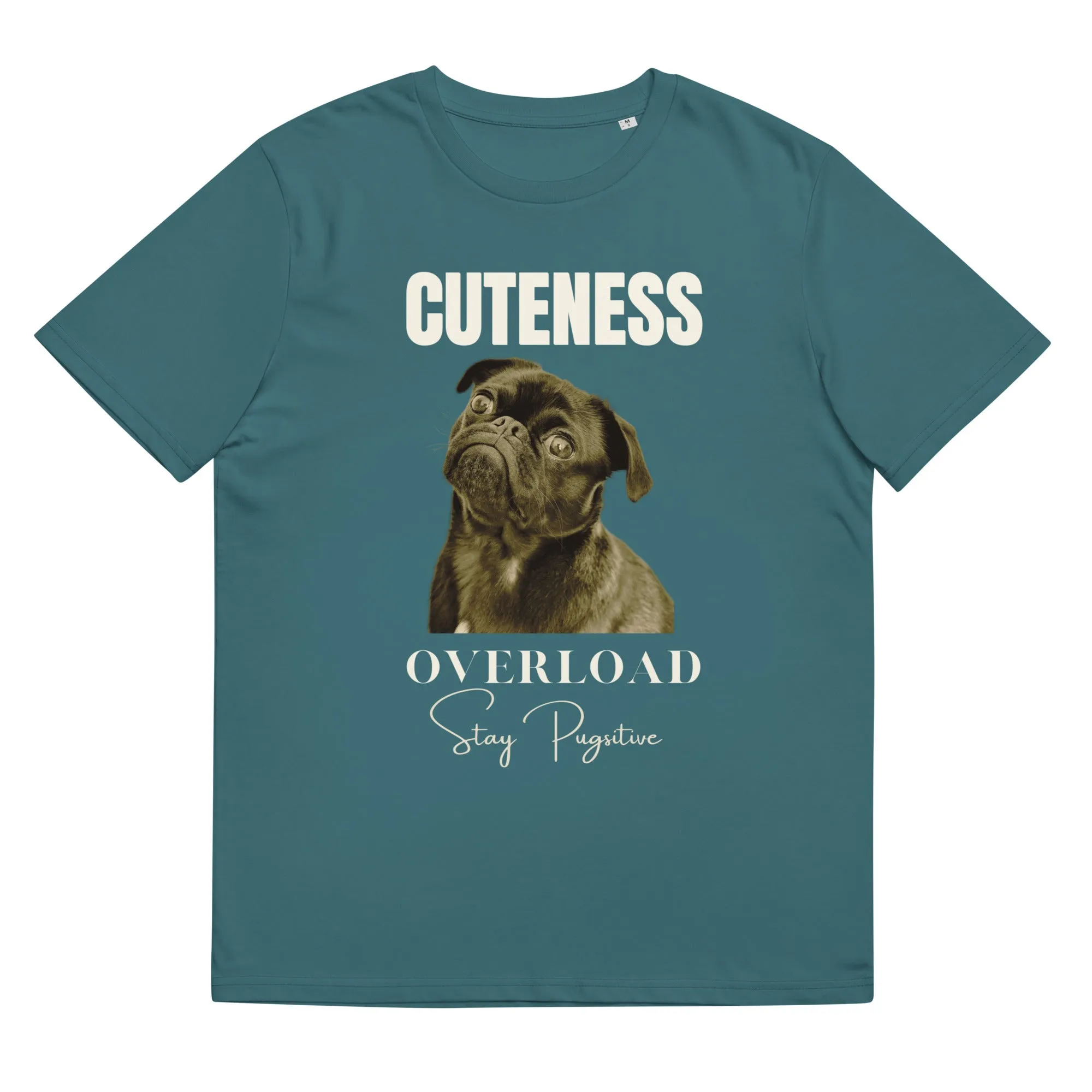 Love Pugs, unisex organic cotton t-shirt