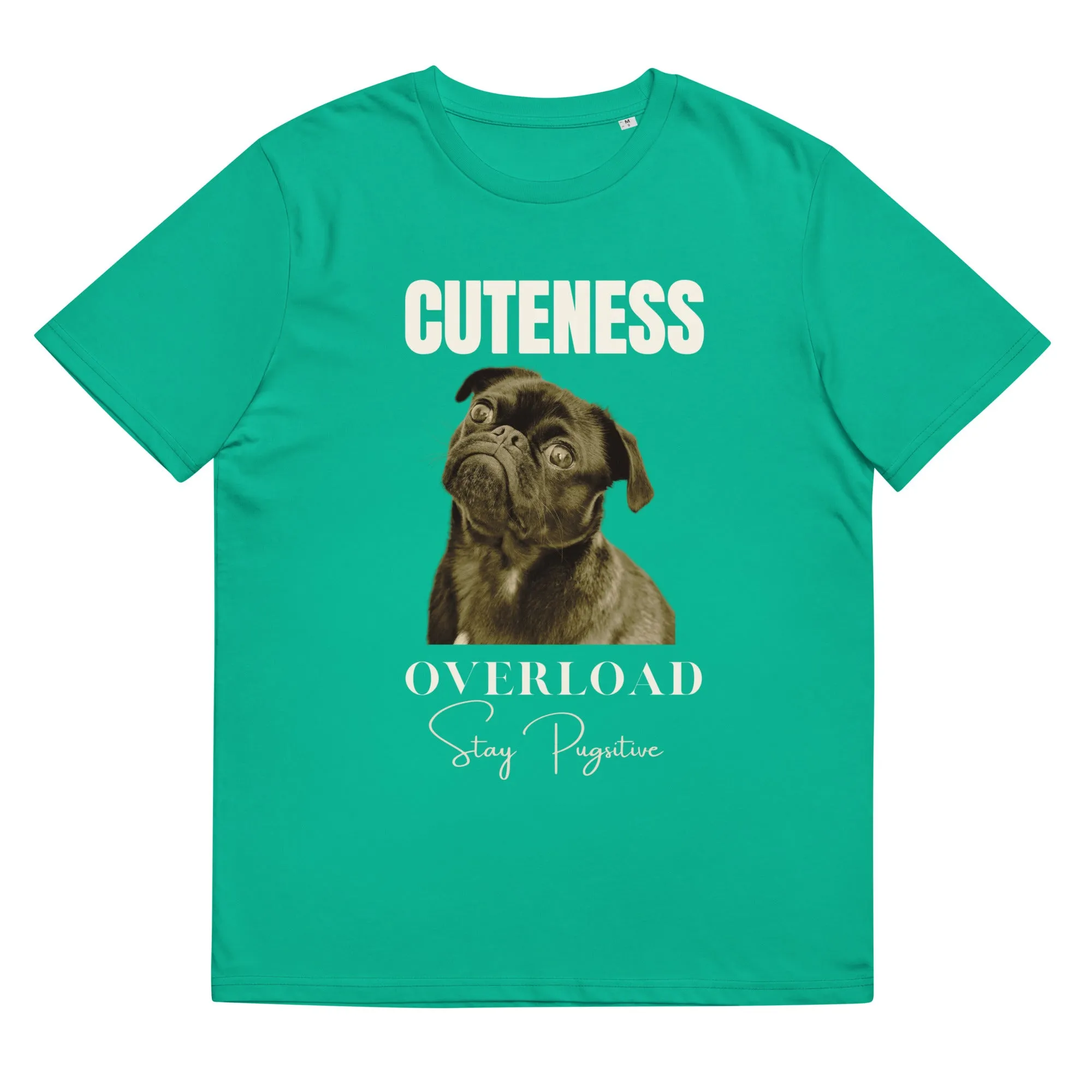 Love Pugs, unisex organic cotton t-shirt