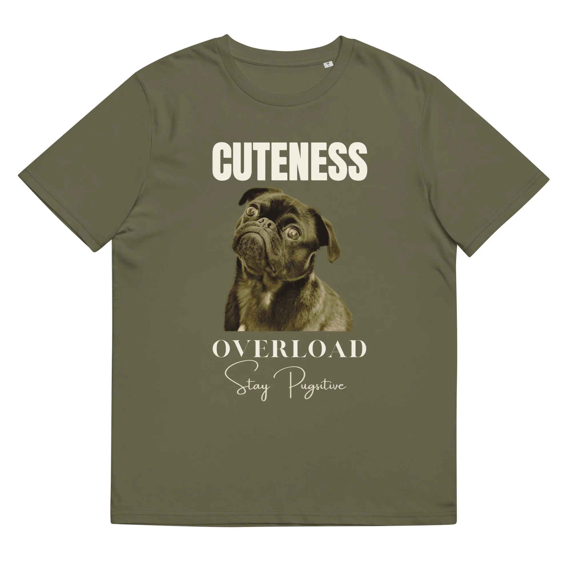 Love Pugs, unisex organic cotton t-shirt