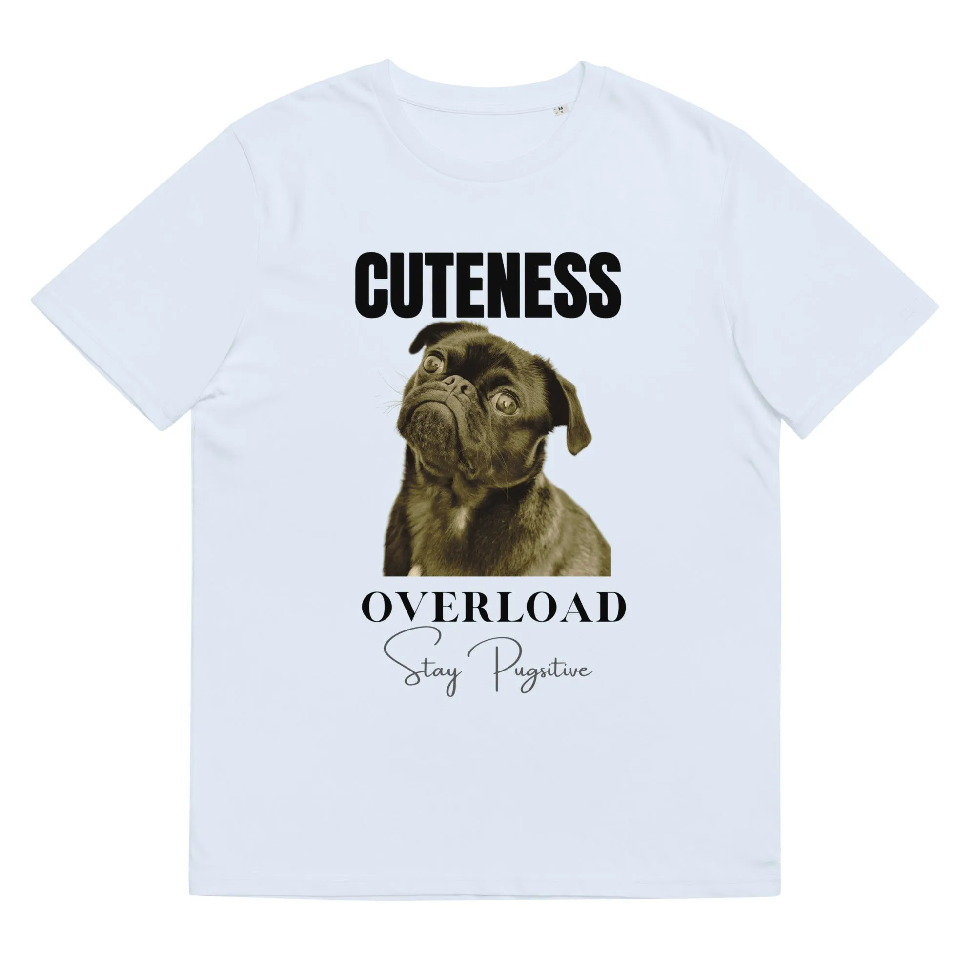 Love Pugs, unisex organic cotton t-shirt
