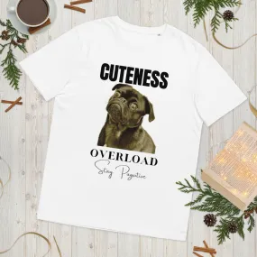 Love Pugs, unisex organic cotton t-shirt