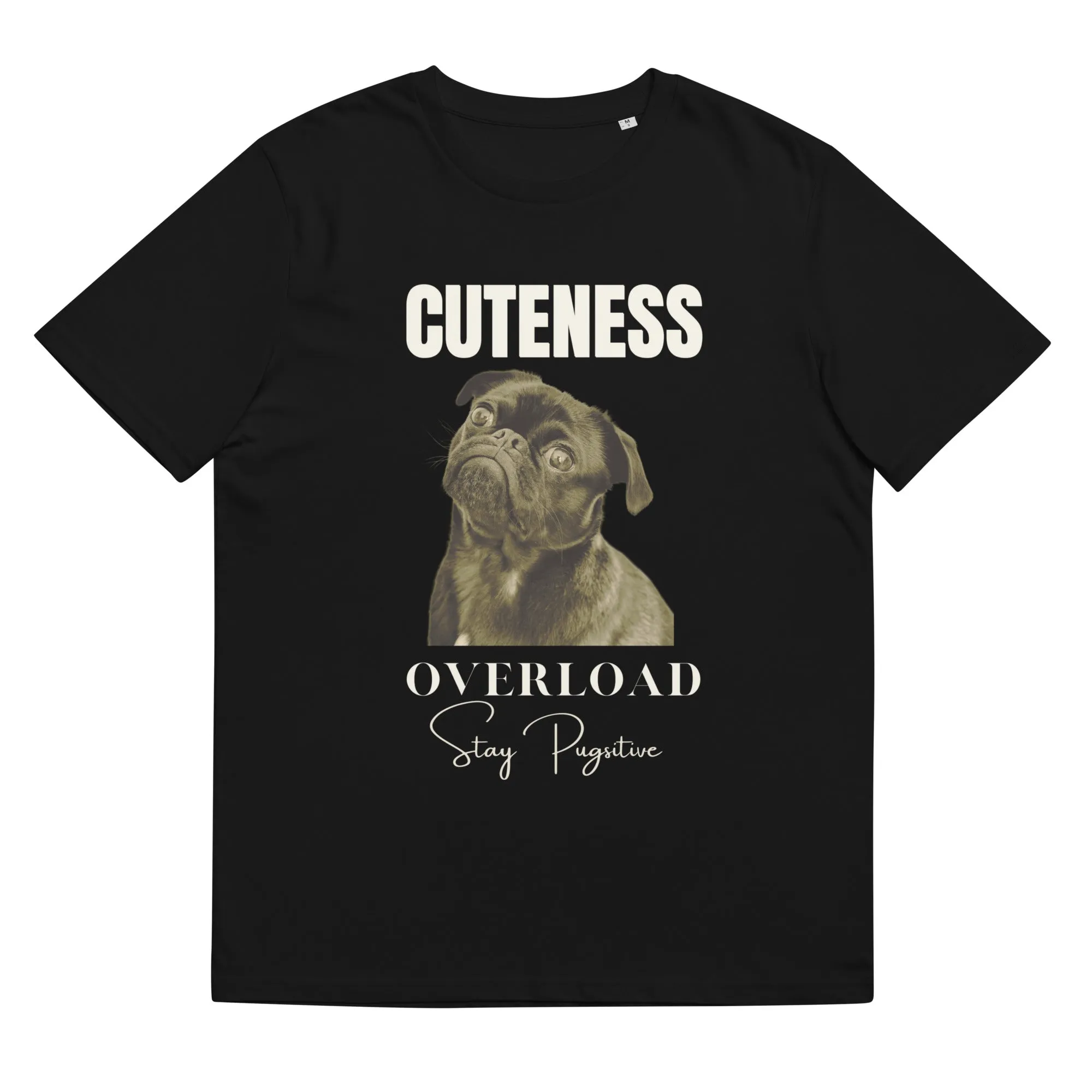 Love Pugs, unisex organic cotton t-shirt