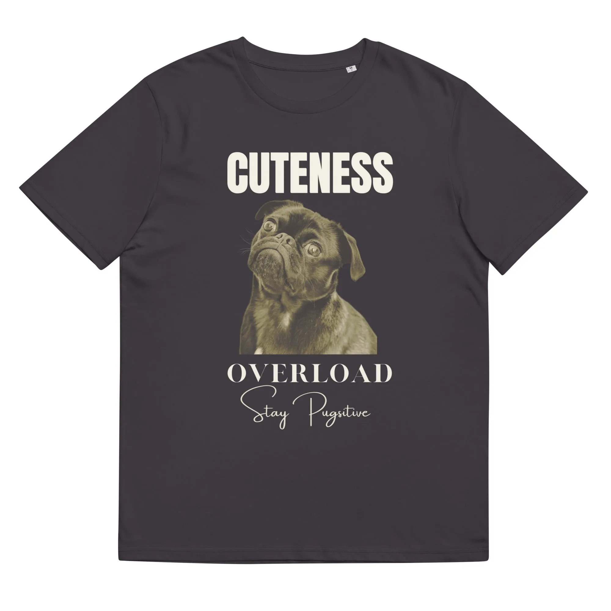 Love Pugs, unisex organic cotton t-shirt