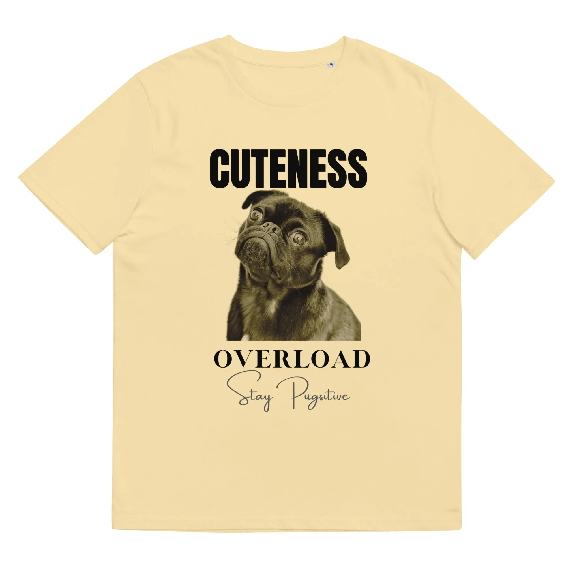 Love Pugs, unisex organic cotton t-shirt