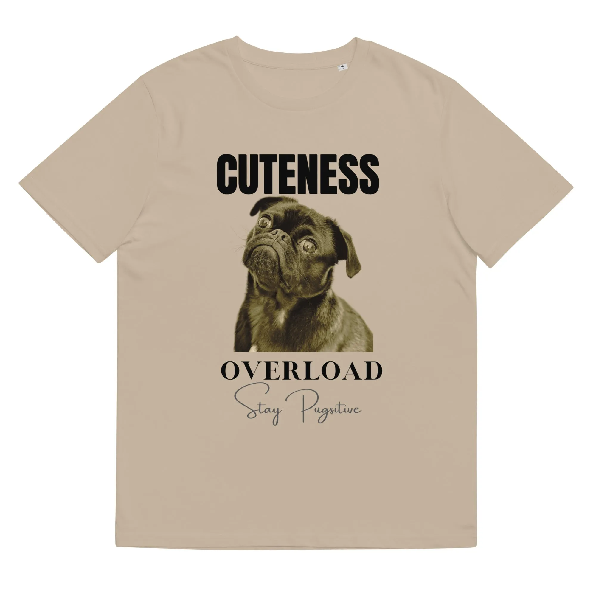 Love Pugs, unisex organic cotton t-shirt