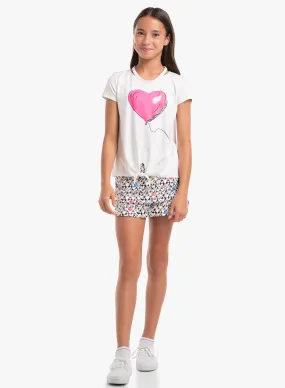 Lovely Balloon Short Sleeve