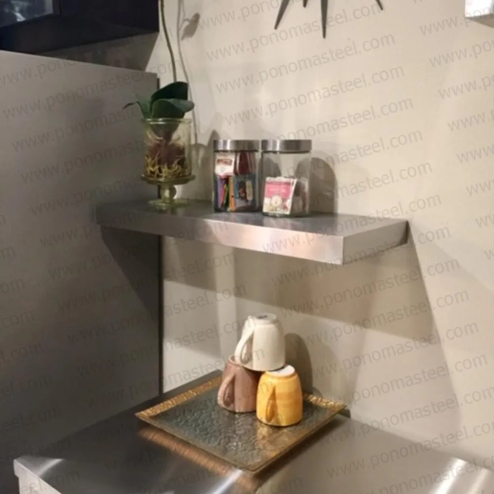 Metal shelves 12"- 17" (cm.30.5 - 43.1) made-to-order Ponoma®