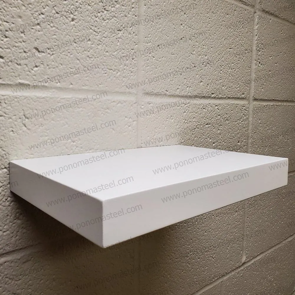Metal shelves 12"- 17" (cm.30.5 - 43.1) made-to-order Ponoma®