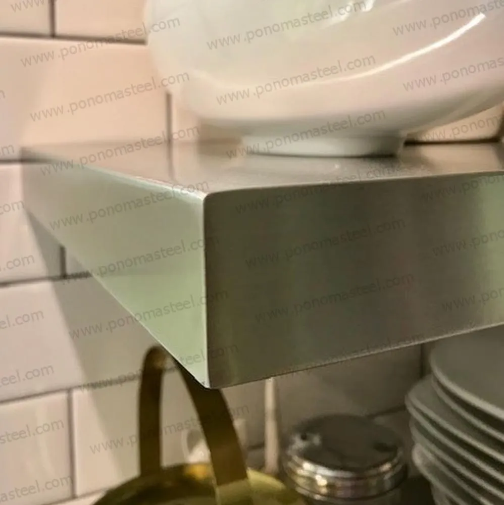 Metal shelves 12"- 17" (cm.30.5 - 43.1) made-to-order Ponoma®