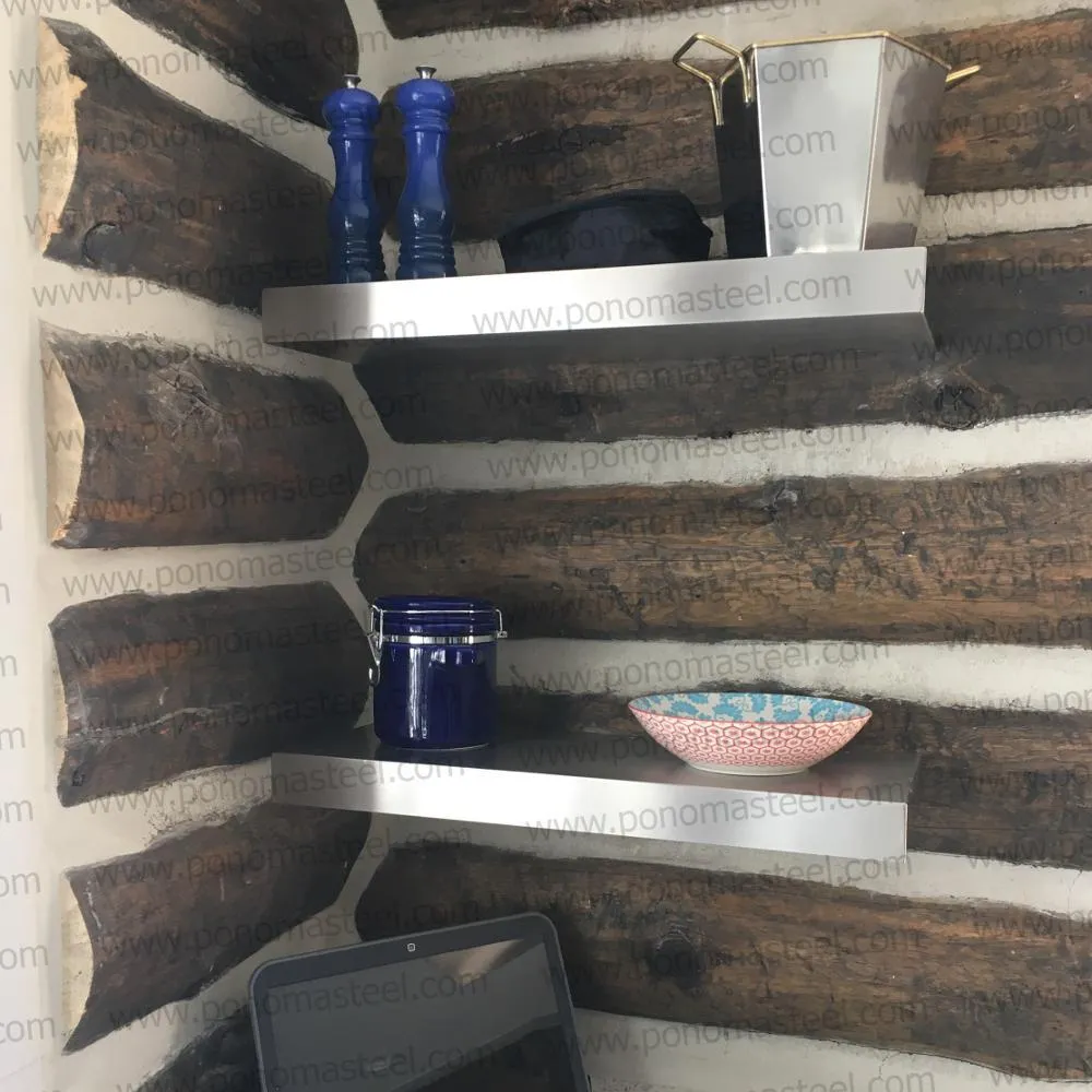 Metal shelves 12"- 17" (cm.30.5 - 43.1) made-to-order Ponoma®