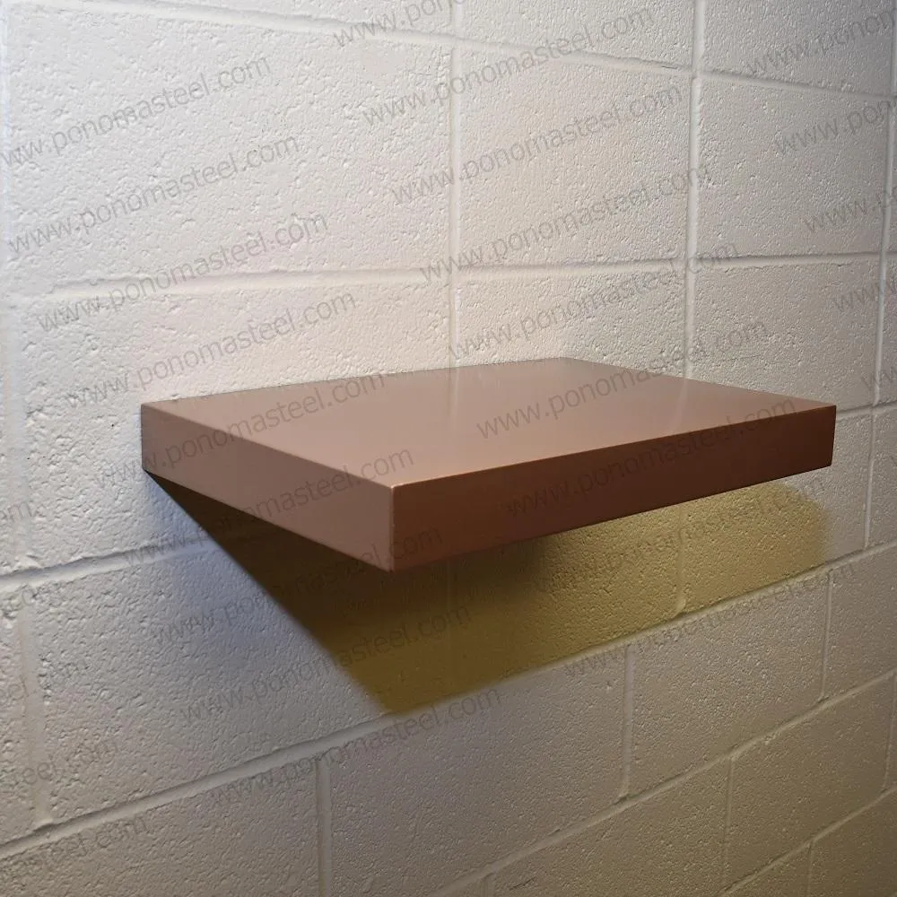 Metal shelves 12"- 17" (cm.30.5 - 43.1) made-to-order Ponoma®