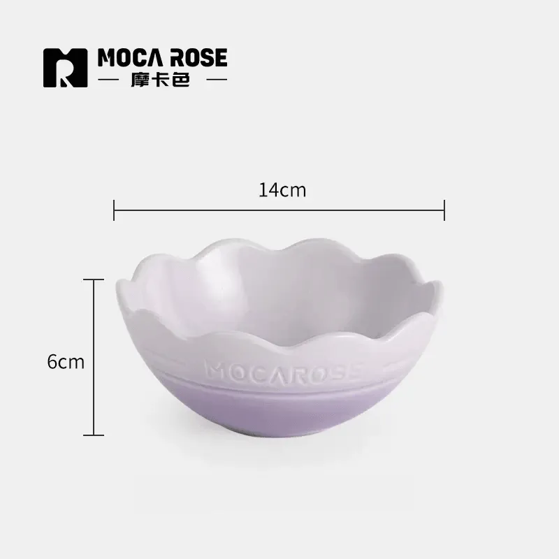 Mocarose Bowls & Plates & Elegance Dinnerware Set