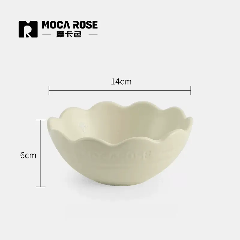 Mocarose Bowls & Plates & Elegance Dinnerware Set