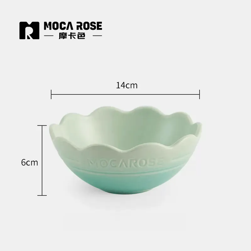 Mocarose Bowls & Plates & Elegance Dinnerware Set
