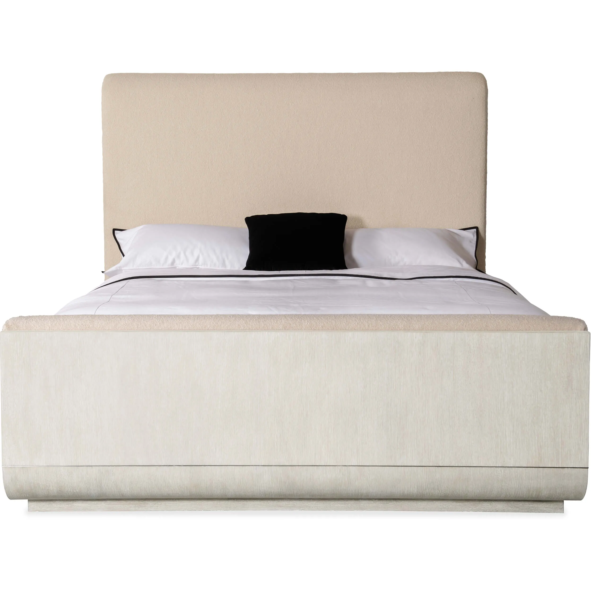 Modern Mood Upholstered Panel Bed, Inverness Natural/Diamond