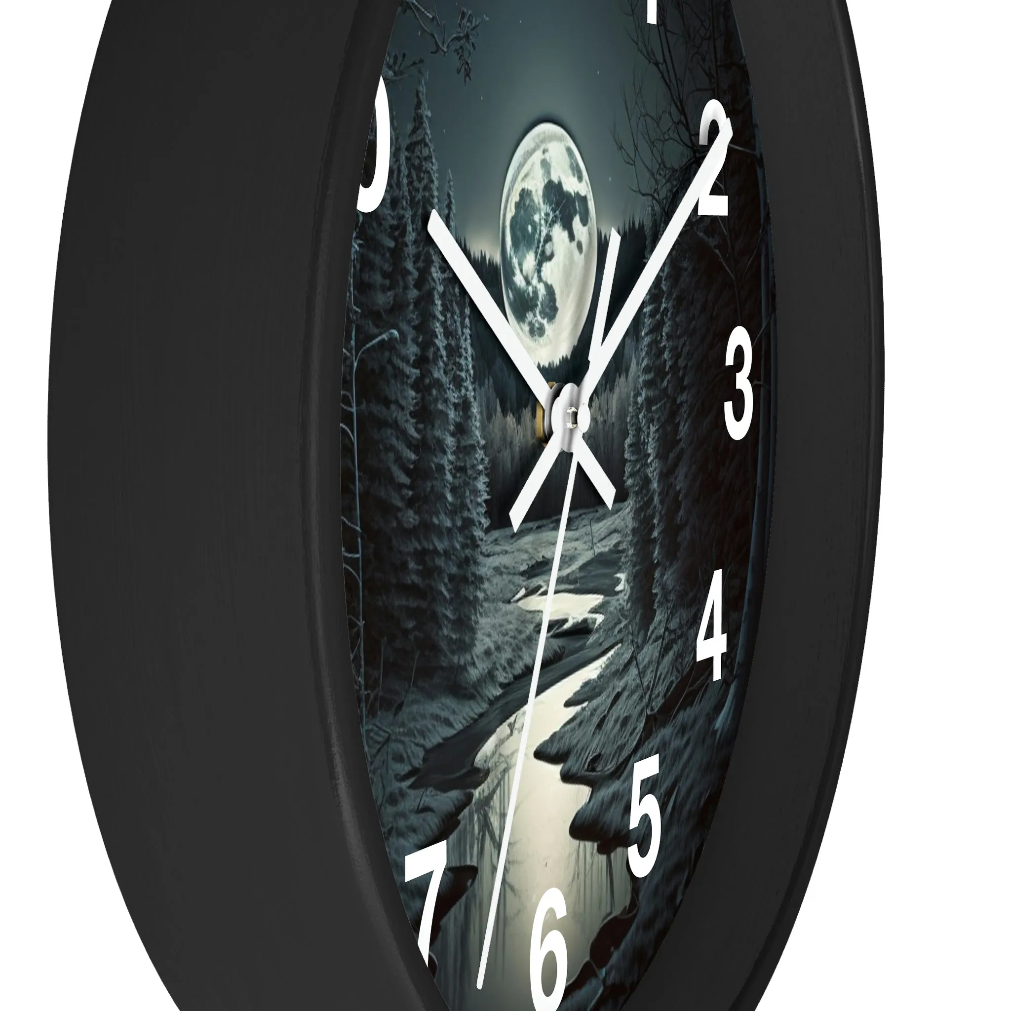 Moonrise Wall Clock #1 w/ numbers