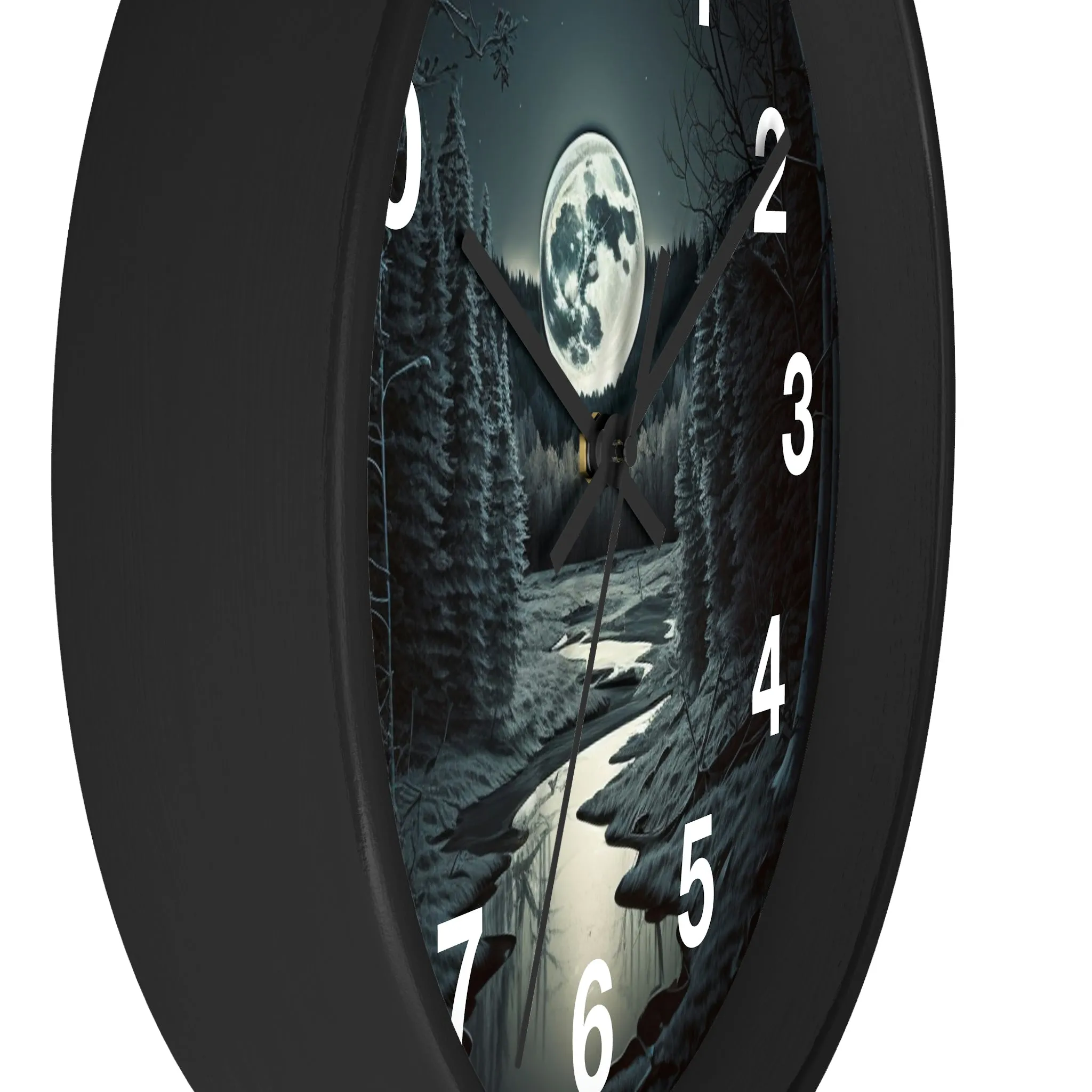Moonrise Wall Clock #1 w/ numbers