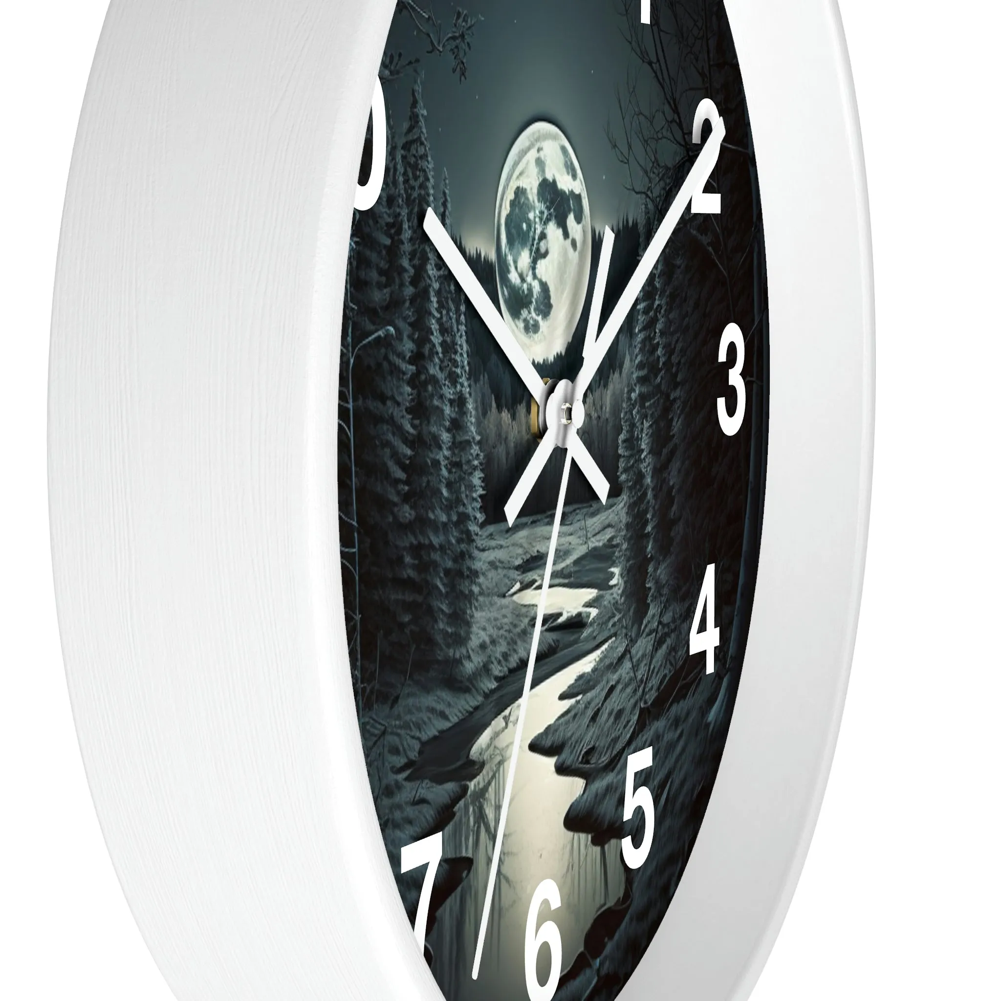 Moonrise Wall Clock #1 w/ numbers